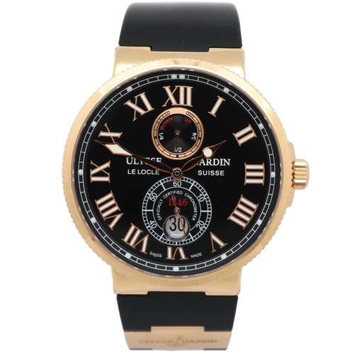 Ulysse Nardin Maxi Marine 18K Yellow Gold Automatic Men's Watc...