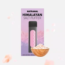 Himalayan Pink Salt Puffer for Lungs, Experience Halotherapy at Home, 1 Pack