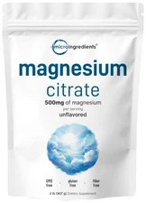 Pure Magnesium Citrate Powder (Citrato De Magnesio En Polvo), 2 Pounds