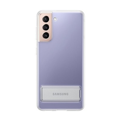 Durchsichtige Hülle für Galaxy S21 5G mit Standfunktion, Transparent