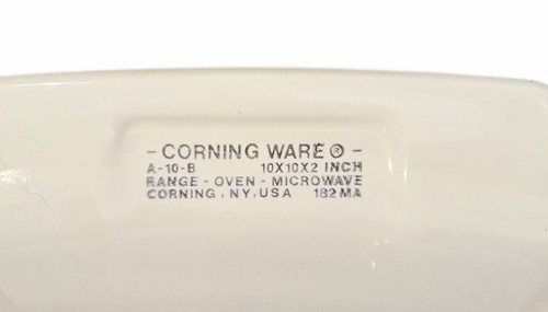 (2) CorningWare Square Casserole Dishes (1) Lid • Spice of Life • 3 Pc Vtg Set - Picture 6 of 8