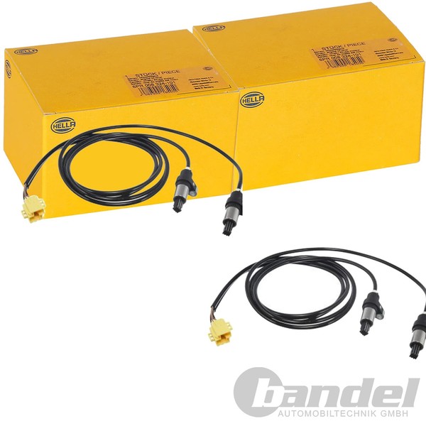 2X Hella ABS-SENSOREN Hinten Passend FÜR Volvo 850 C70 S70 V70 Links+Rechts |-image