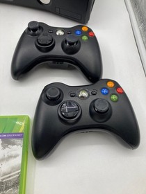 Xbox 360 Console Bundle W/ 2 Controllers & 3 Games Very Clean