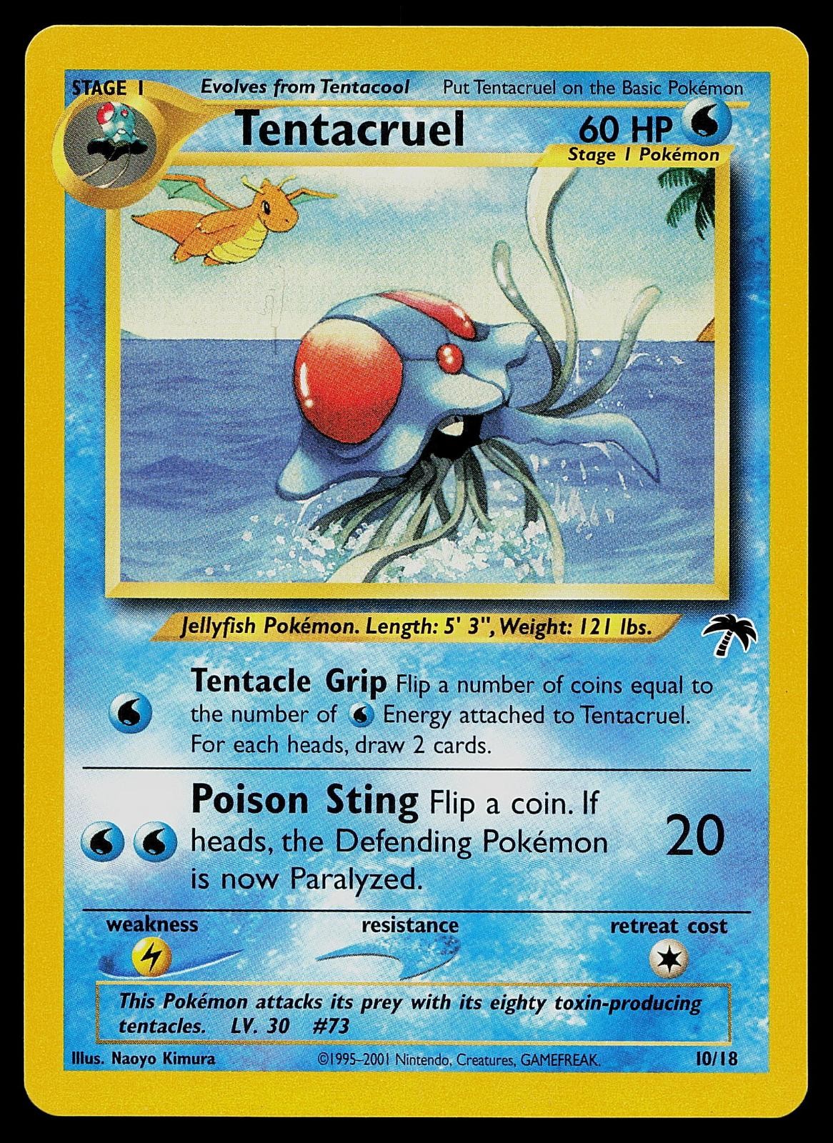 Pokemon Card - Tentacruel Southern Islands 10/18