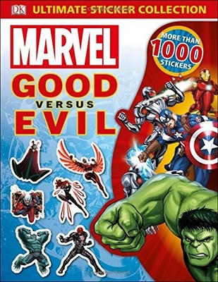 ULTIMATE STICKER COLLECTION: MARVEL GOOD VERSUS EVIL By Dk Excellent Condition