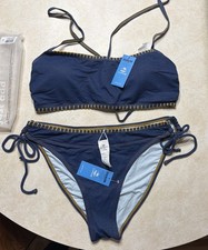 NWT Cupshe Women's Two-Piece Bikini Size XL Denim