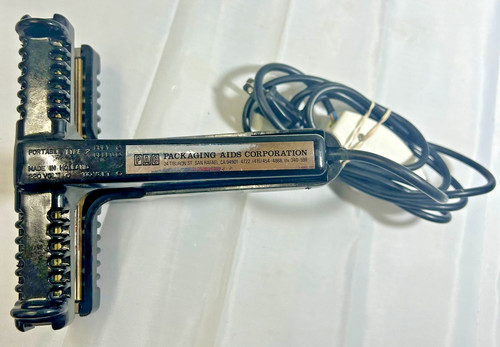 6" Portable Type 2 Poly Cello PAC Hand Held Constant Heat Sealer Adjustable Heat