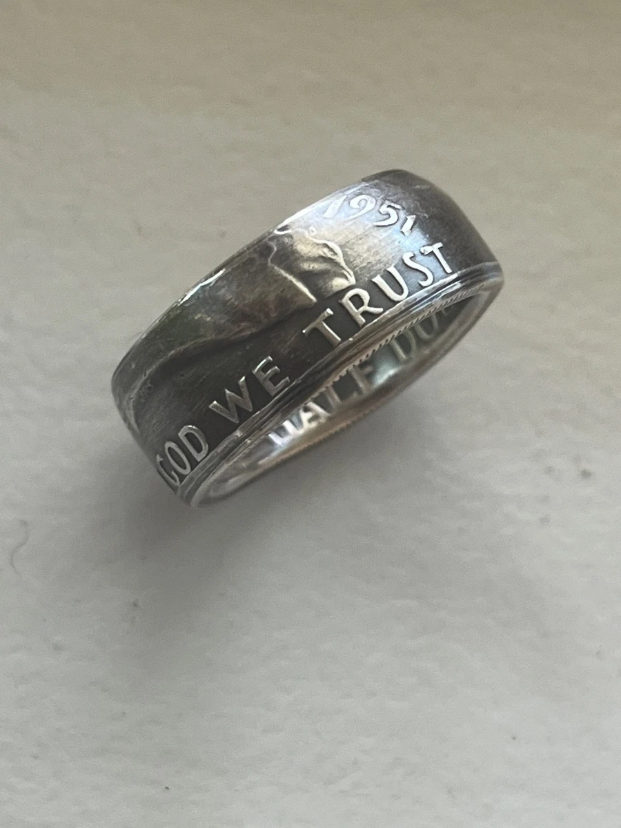 Silver Half Dollar Ring for sale - eBay