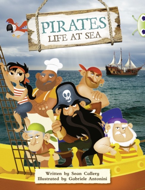 Sean Callery Unisex Multicolor Bug Club Guided Non Fiction Year Two Purple B Pirates: Life At Sea - Image 3