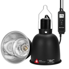 5.5-Inch Reptile Heat Lamp Fixture with PID Dimming Thermostat Independent Day