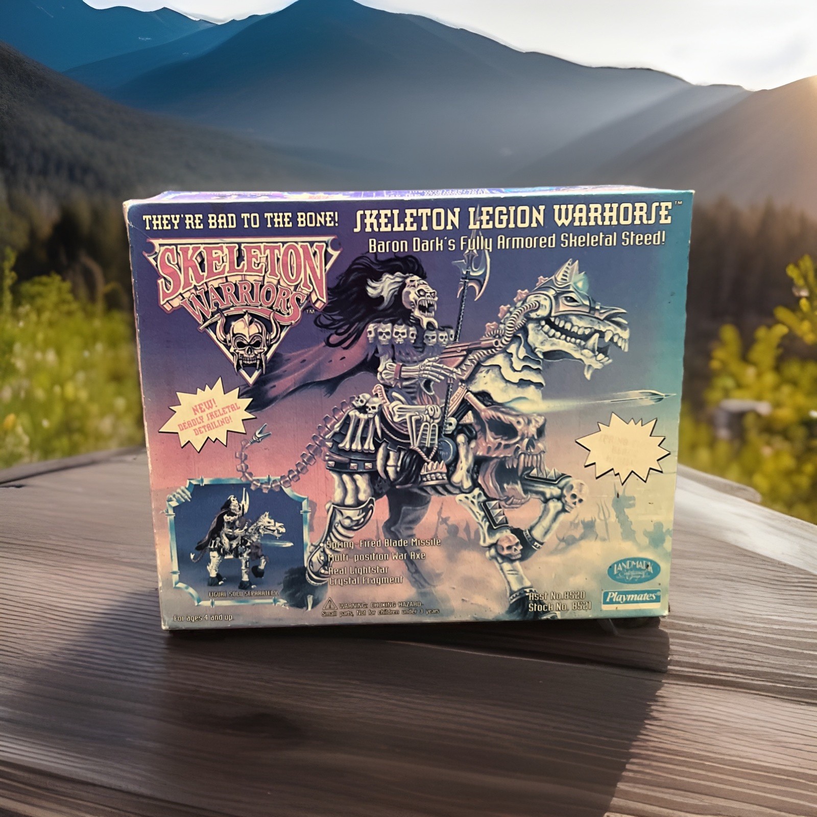 Skeleton Warriors Legion Warhorse Baron Dark Armored Steed Playmates Toys