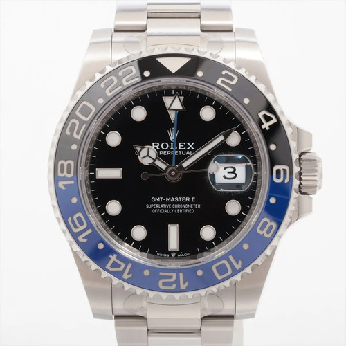 Rolex GMT Master II 126710BLNR SS SS AT black dial 2 Extra Links