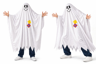 Erwachsene klassischer Stil Bettlaken freundlicher Geist Halloween Kostüm