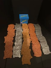 FORTNITE BUILDING MATERIAL PIECES LOT OF 60 WALL PANELS METAL BRICK WOOD METAL