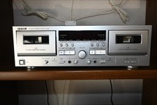 TEAC Double Cassette Deck W 1200 SILVER