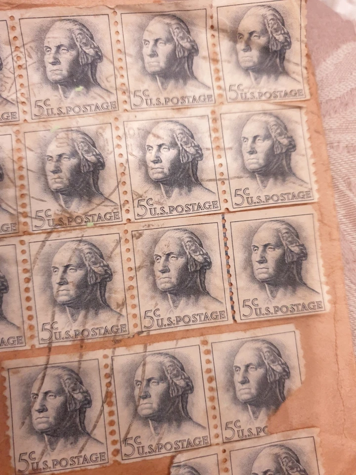 US USA Sc# 1213 MNH FVF PLATE # BLOCK President George Washington 1st Pres Untag - Image 2 of 4