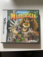 Madagascar (Nintendo DS) E 2005 NTSC-U/C Activision Manual Case & Cart