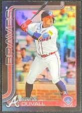 2025 Topps Adam Duvall Rainbow Foil Black Border Atlanta Braves #5/10
