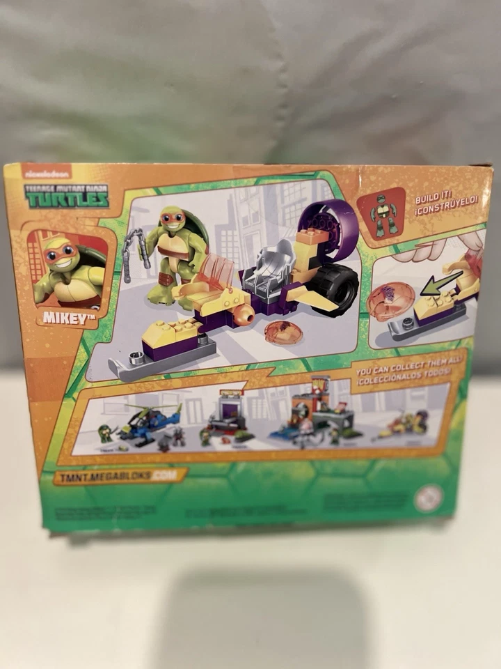 Mega Bloks TMNT Half-Shell Heroes Mikey Jet Cruiser New Sealed  - Image 3 of 4