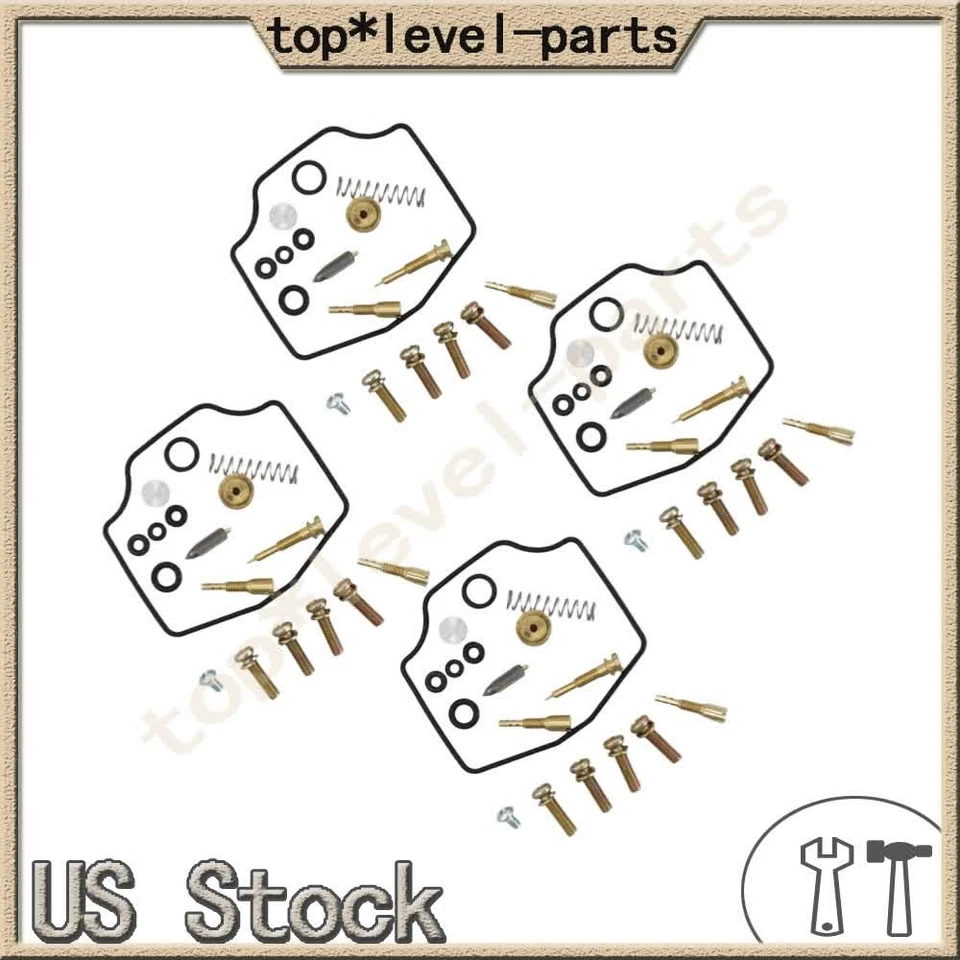 4X Kits de reparación de carburador Kawasaki KZ550 ZX550 GPz 1982-85 K&L 18-2461V - EE. UU. Foto 2 de 4