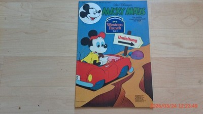 Micky Maus, Heft Nr. 44 von 1981, mit Bastelbogen, Ehapa-Verlag