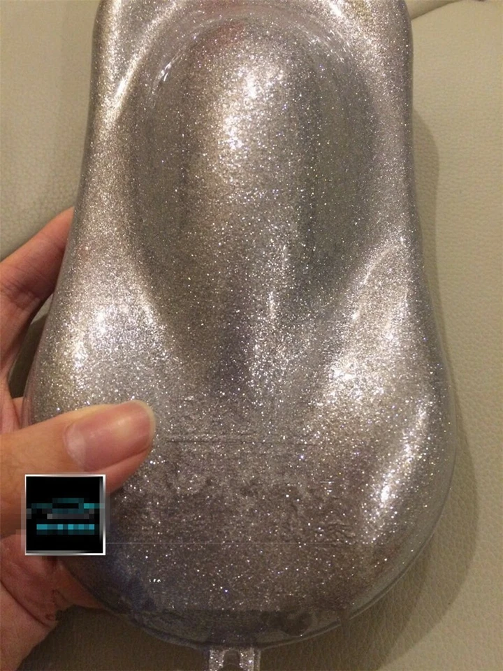 170g Silver Glittering Paint Powder Metal Flake Additive For Car Painting Decor - Imagem 4 de 4