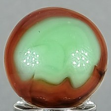 Vintage Vitro Bullseye Marble .62 Inches Near-Mint Condition Combined Shipping