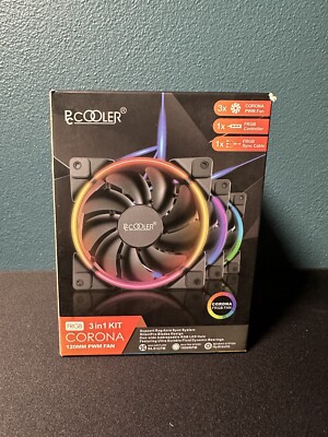 Pccooler CORONA3-IN-1FRGBKIT Corona 3-in-1 Frgb Kit - Case Fan Kit