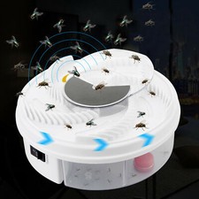 Electric Automatic Rotation Flycatcher Killer Bug Zapper Fly Catcher Insect Trap