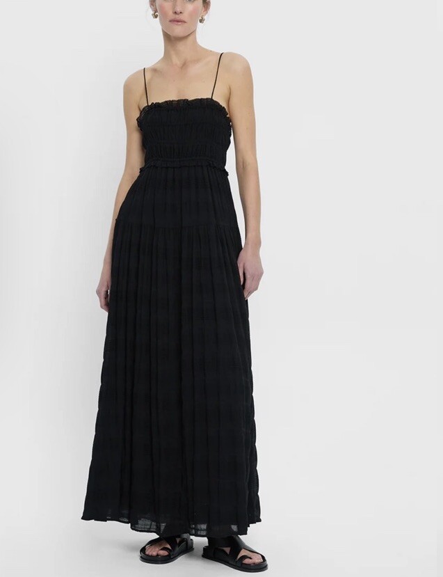 KIVARI, New Black Rylan Maxi Dress, Sz 10
