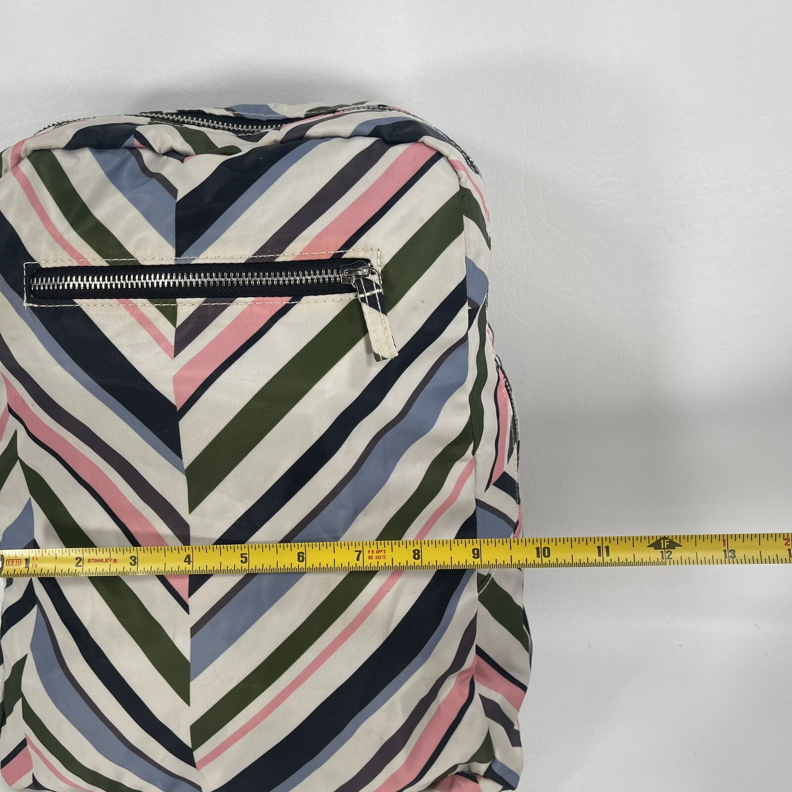 Harrods Packable Foldable Multicolor Striped Chev… - image 11