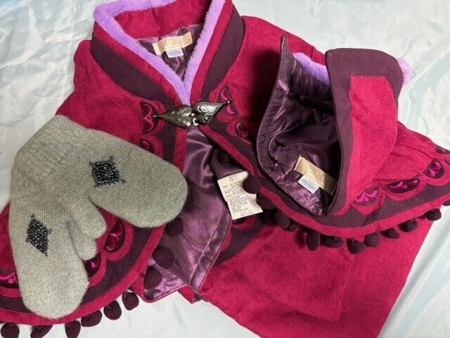 Disney Frozen Anna Mountain cape and dress set Woman secret Disney Frozen Anna Mountain cape and dress set Woman secret