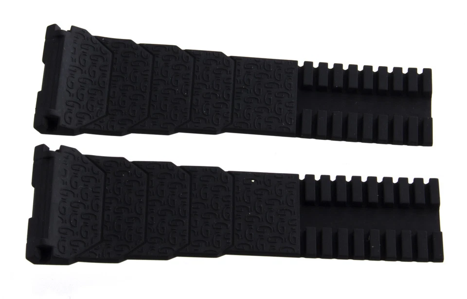 Correa de repuesto de goma negra para hombre Gerald Genta 31 mm x 20 mm   Foto 3 de 3