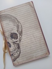 Junk Journal Booklet "DARK GRIMOIRE", Spells, Witch, Pockets, Cards More