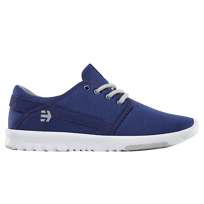 Etnies Skateboard Shoes Scout W s Navy Grey White Womens eBay
