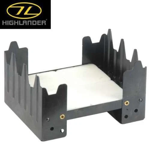 Highlander Lightweight Hexamine Solid Fuel Cooker Stove with fuel tablets |  eBay