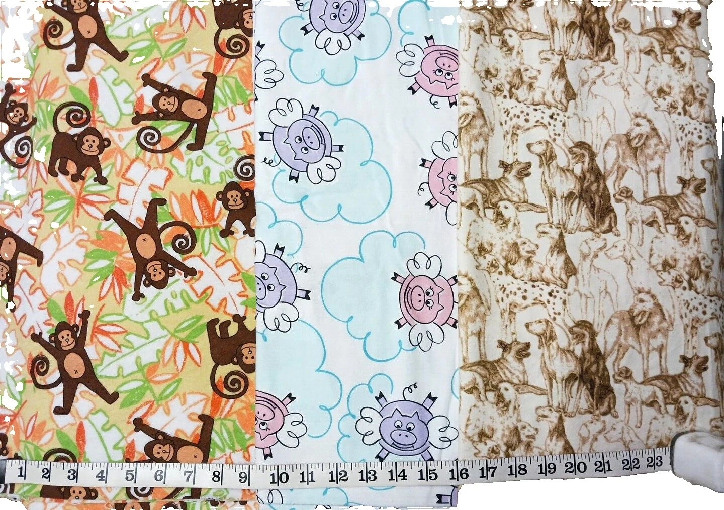 Flannel Craft Fabric Lots