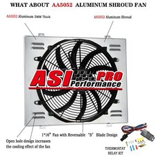Aluminum Shroud Fan For 1967 1968 1969 Chevy Camaro Pontiac Firebird V8 Aluminum Shroud Fan For 1967 1968 1969 Chevy Camaro Pontiac Firebird V8