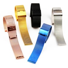 High Quality Milanese Stainless Steel Watch Band 06 Line Metal Mesh Strap 8-22mm