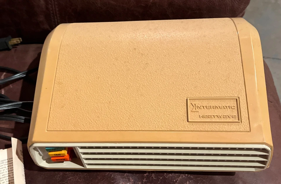 Vintage Intermatic Beige Heat Wave Instant Heater Original Box Model JH-600 Rare - Image 3 of 4