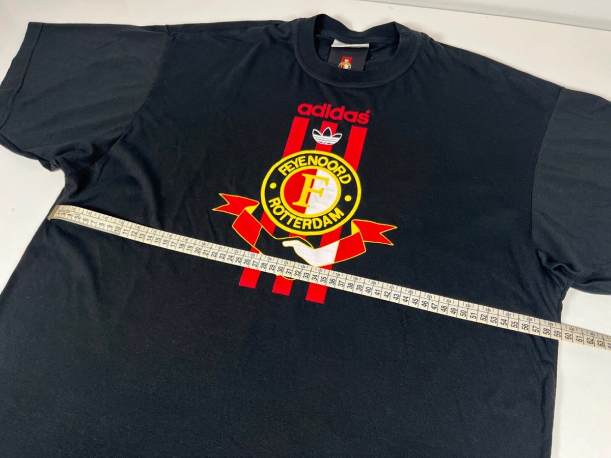 90s Feyenoord adidas Home Shirt ベルギー製 FEYENOORD ROTTERDAM 1992 1994 HOME SHIRT JERSEY ADIDAS sz XL