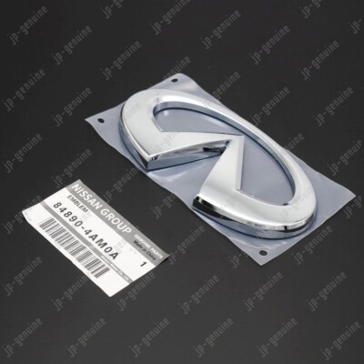 OEM Genuine  Nissan INFINITI Q70 848904AM0A Trunk Deck Lid Chrome Silver Emblem