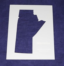 Plantilla Manitoba Candian Providence - 8 x 10 pulgadas 14 mil Mylar