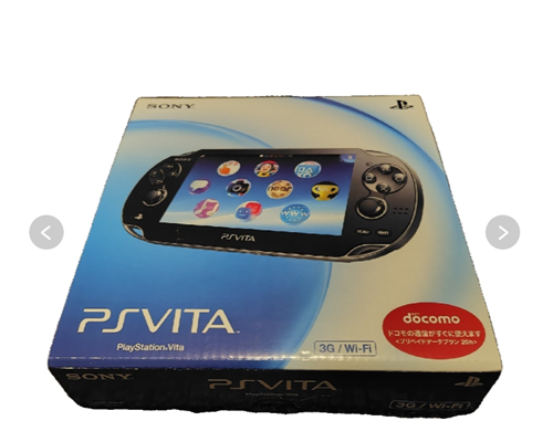 SONY - PS VITA PCH-1100 3G wifi モデル Sony PS Vita PCH-1100 Black Handheld Console 3G/Wi-Fi #G4