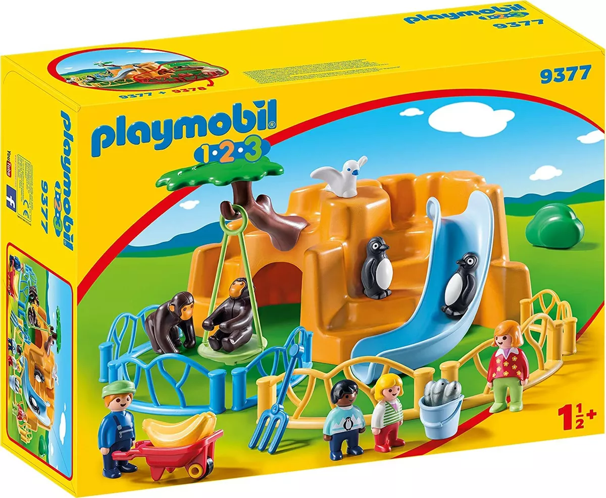 Playmobil 1.2.3 Zoo with Penguin Enclosure 4008789093776