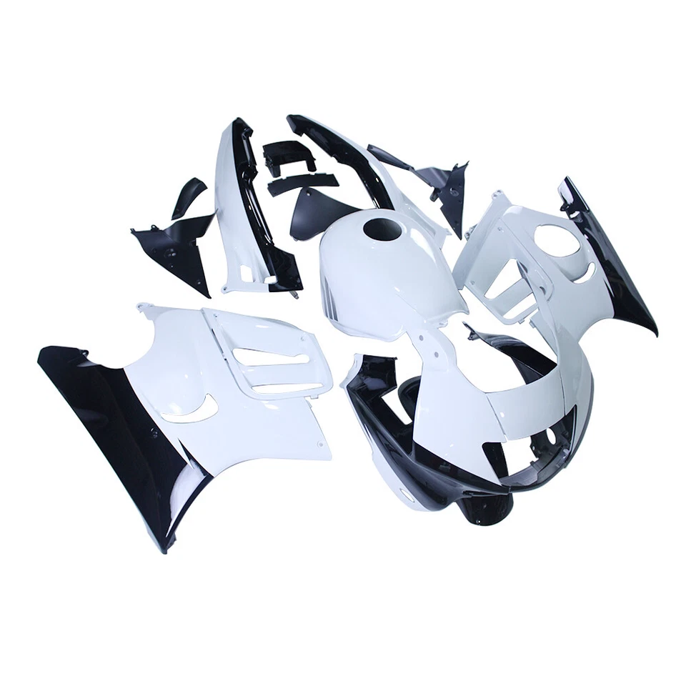 Kit de carenado blanco negro + tanque para Honda CBR600F3 1995 1996 carrocería de inyección Foto 2 de 4