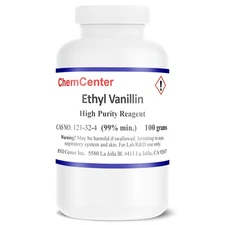 Ethyl Vanillin (Vanilla), High Purity, 99% , 100 grams
