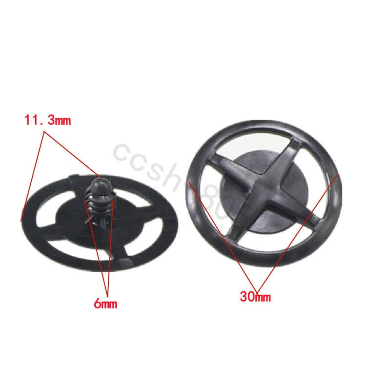 10 Pcs Car Hood Insulation Retainer Clips Replacement For Nissan - Imagem 3 de 4