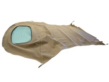 Fits: Toyota Solara 2004-2009 SOFT Top W/ Heated Glass window SADDLE Vinyl