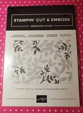 New Stampin Up Cut and Emboss 3D Embossing Folder Layered Leaves